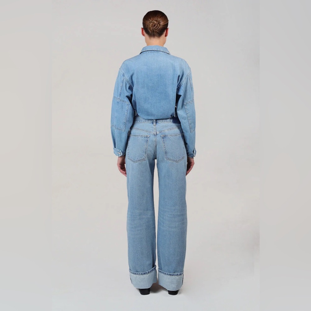 Etica Stanton Wide Leg Denim Jeans Sz. 29 NWT - Picture 2 of 13